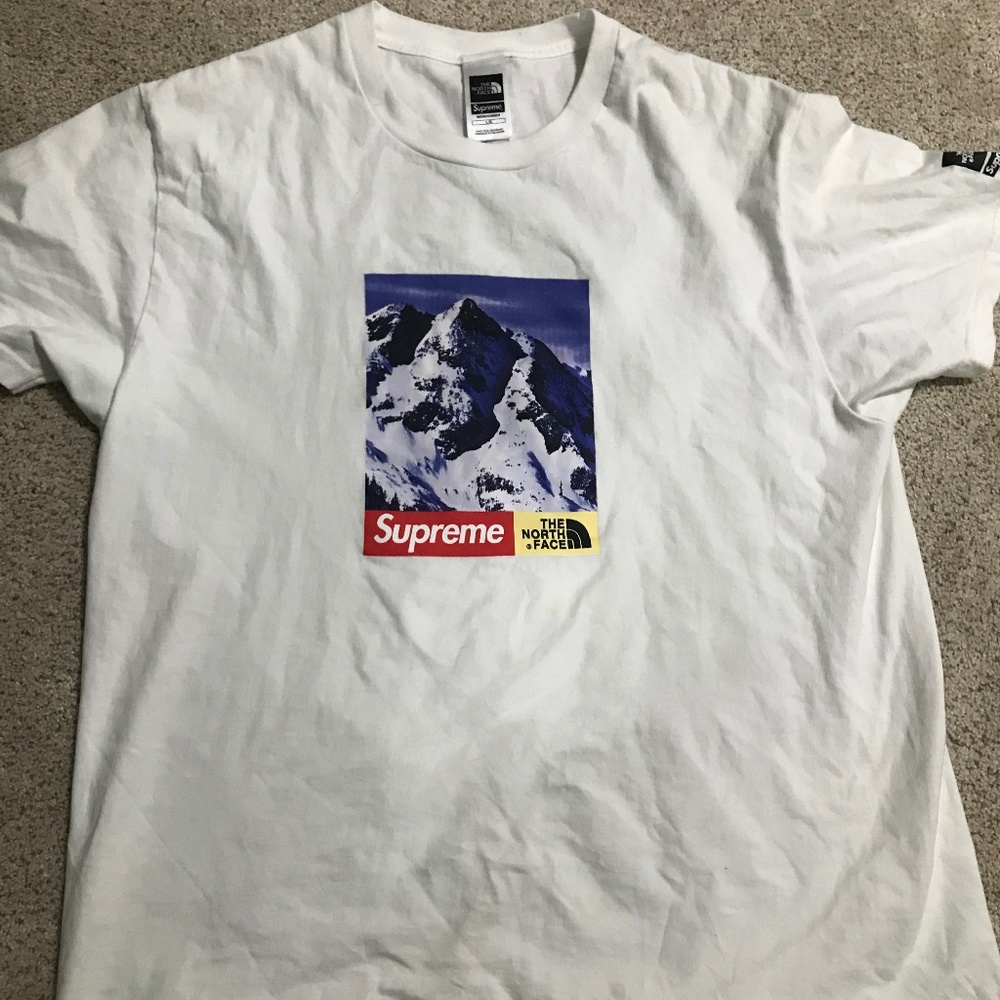 Supreme The North Face Mountain Tee White